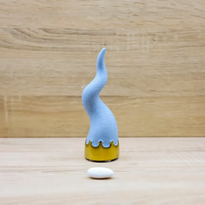 Corno Portafortuna Celeste “Linea Gold” Encantada