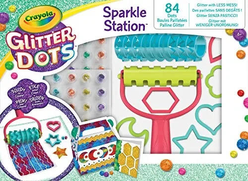 CRAYOLA – Glitter Dots Sparkle Station, Set per Giocare e Creare con Il…