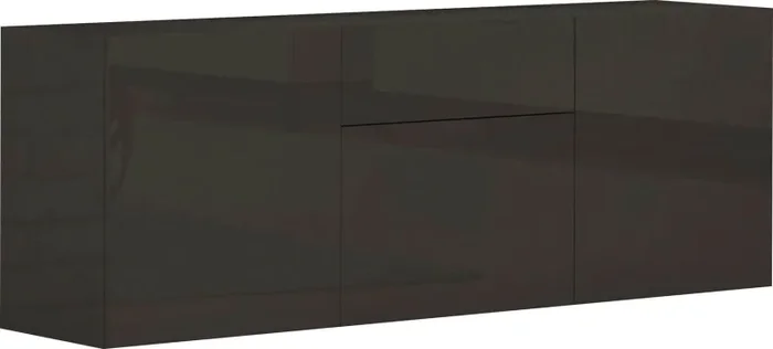 Credenza 3 Ante + 1 cassetto 170x40x60,5 cm Metis Antracite Lucido Vendita online