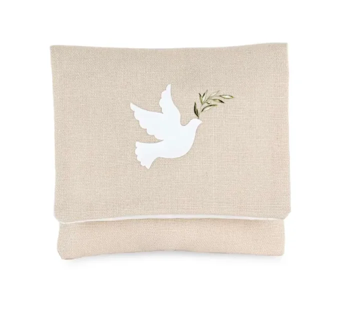 Cupido&Co. Bustina Portaconfetti Cresima 95 x 95 Mm Beige 12 Pz Vendita online