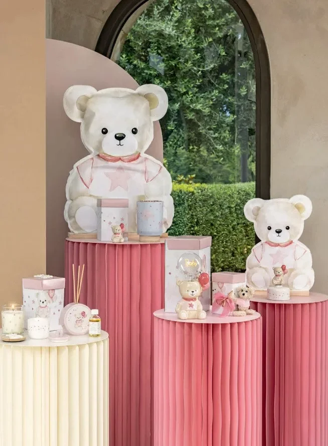 Cupido&Co. Cilindro Carta Pieghevole con Vassoio D 350 Mm H 600 Mm Rosa Sconti - immagine 2