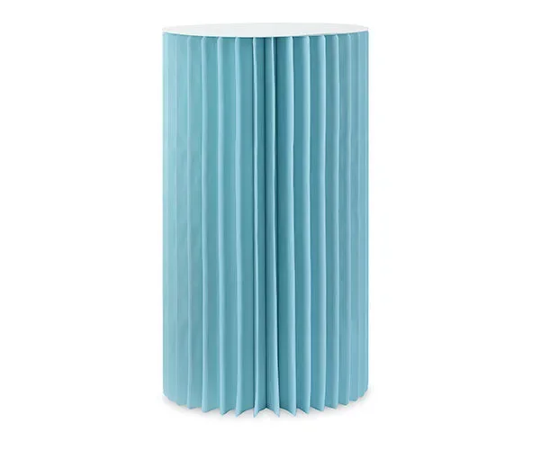 Cupido&Co. Cilindro Carta Pieghevole con Vassoio D 450 Mm H 800 Mm Celeste