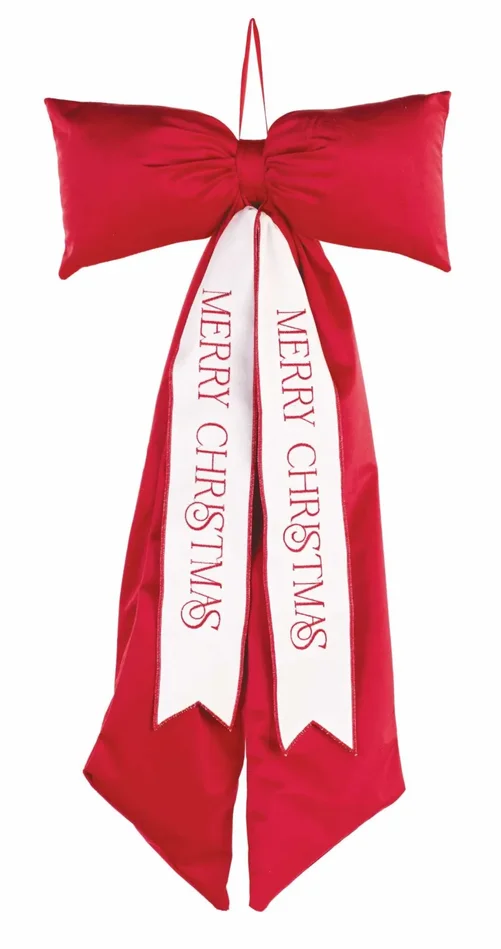 Cupido&Co. Fiocco di Natale Velluto e Fascia XMas H 880 x 400 Mm Rosso