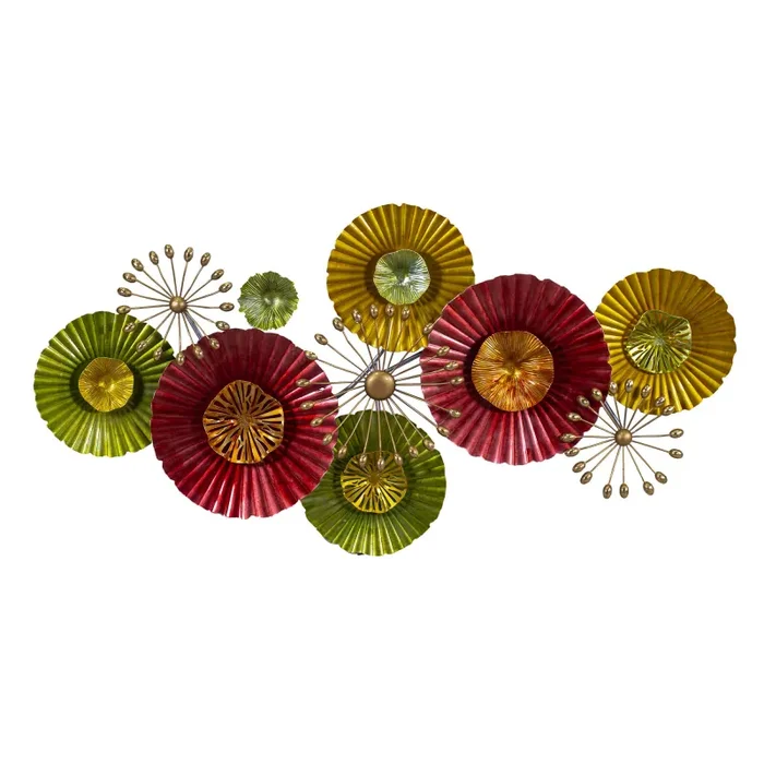 Decorazione da Parete in in metallo multicolor cm 120×59,1xh10,2 - immagine 2