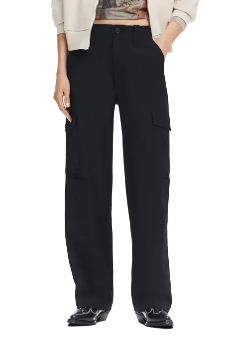 Desigual Pantaloni lunghi a vita alta 24WWPW17