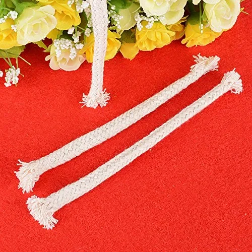 (Dia.7mm) 50 Pezzi 15cm Stoppino per Lampada Olio Alcool Stoppini in Cotone… - immagine 3