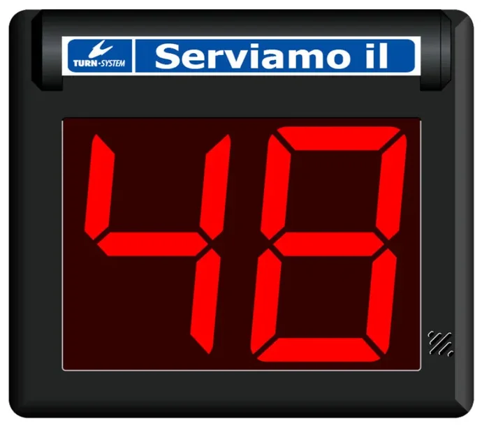 Display Eliminacode a LED 2 Cifre Visel MiniPoint TD2 Nero In saldo