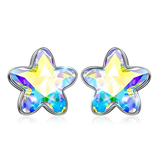 DISSONA Orecchini da Donna, Danza Floreale, Donna-aurore Boreale