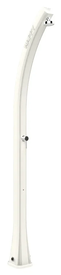 Doccia Solare da Esterno Giardino 23L Miscelatore Arkema Happy Bianco