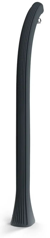 Doccia Solare da Esterno Giardino 23L Miscelatore e Lavapiedi Arkema Happy Grigio Antracite - immagine 3