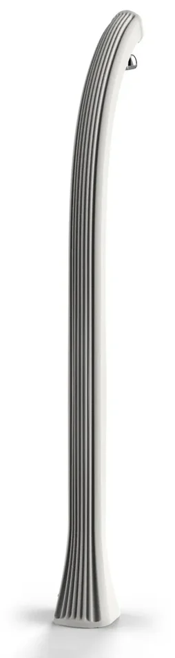 Doccia Solare da Esterno Giardino 26L Miscelatore Arkema New Happy Bianco - immagine 2