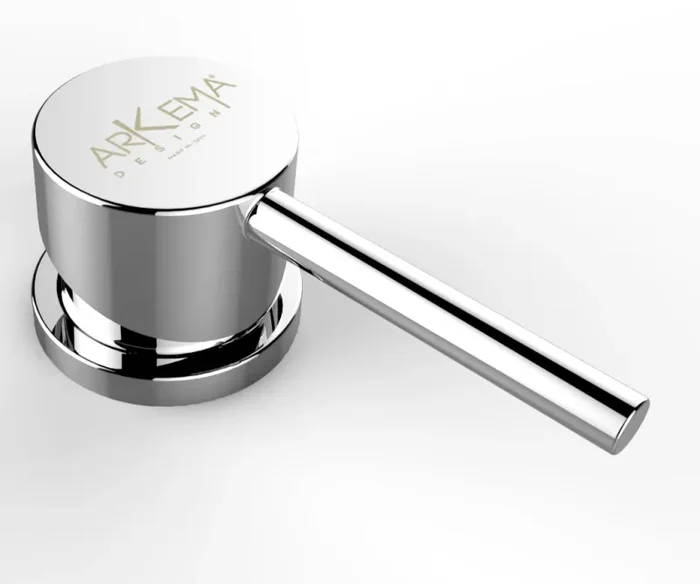 Doccia Solare da Esterno Giardino 40L Miscelatore e Doccetta Mobile Arkema Dada Verde - immagine 3