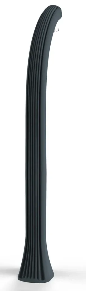 Doccia Solare da Giardino 35L Miscelatore e Lavapiedi e Temporizzatore Arkema Happy XL Antracite - immagine 2