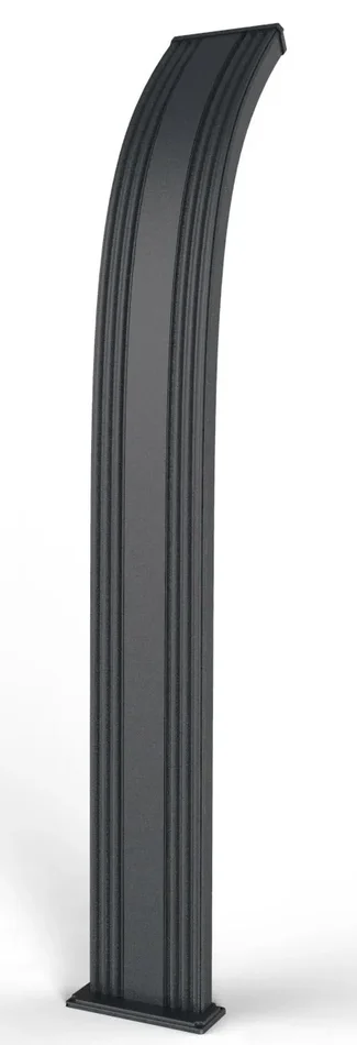 Doccia Solare da Giardino 40L Miscelatore Temporizzato e Lavapiedi Arkema Dada Grigio Antracite - immagine 3