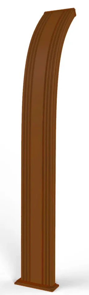 Doccia Solare da Giardino 40L Miscelatore Temporizzato e Lavapiedi Arkema Dada Oro Van Gogh - immagine 3