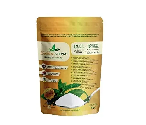 Dolcificante Golden Stevia pura in polvere 90g =1kg, sostituire lo zucchero,… Vendita calda