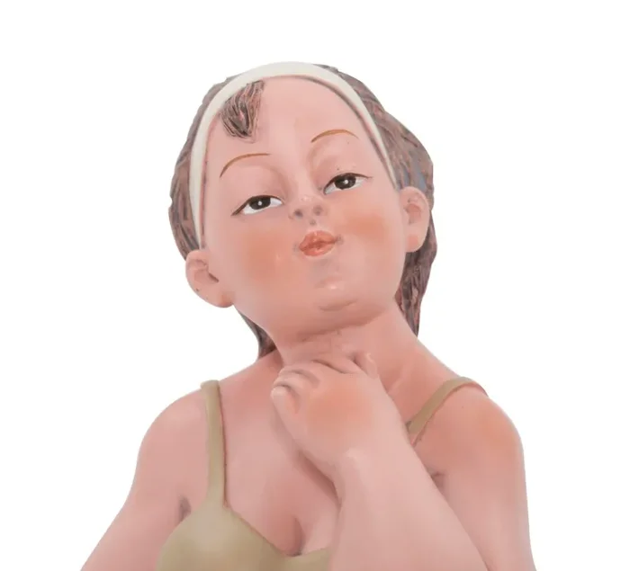 Donnina Positano con Secchiello 11×8,7×16,5 cm in Resina - immagine 3