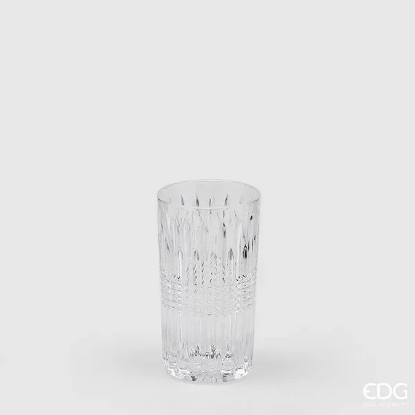 EDG Enzo De Gasperi Bicchiere Righe H 14 Cm D 8 Cm 6PZ