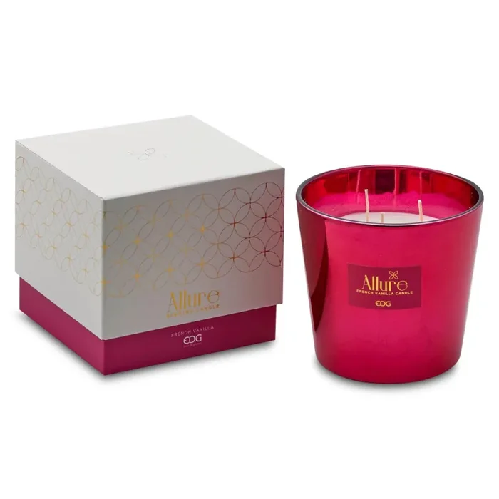 EDG Enzo De Gasperi Candela allure Profumata H 12 cm D 13,5 cm French Vanilla