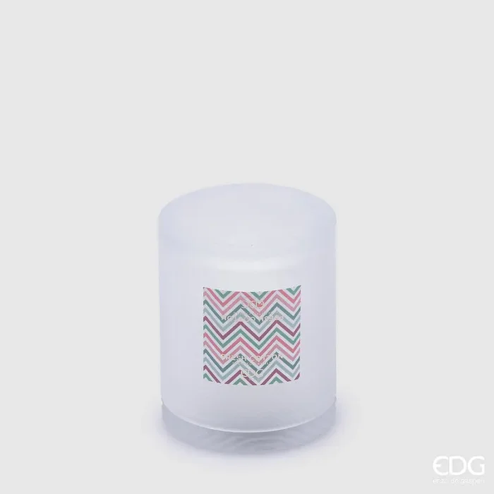 EDG Enzo De Gasperi Candela con Coperchio H 11 Cm D 9 Cm Cotton