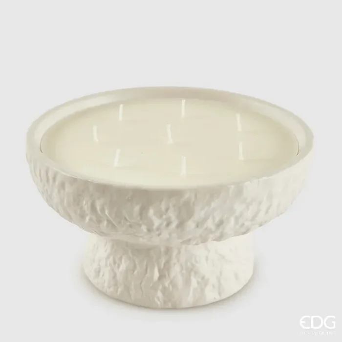 EDG Enzo De Gasperi Candela Concrete con Profumo H 10,5 Cm D 20,5 Cm Princess of the Night