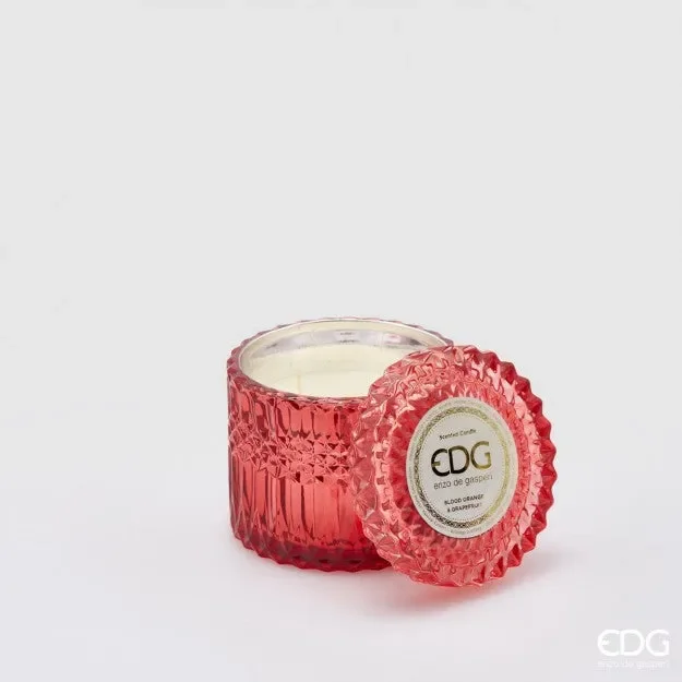 EDG Enzo De Gasperi Candela Crystal New + Scatola Regalo H10,5 D11 Blood Orange e Grape Online ora
