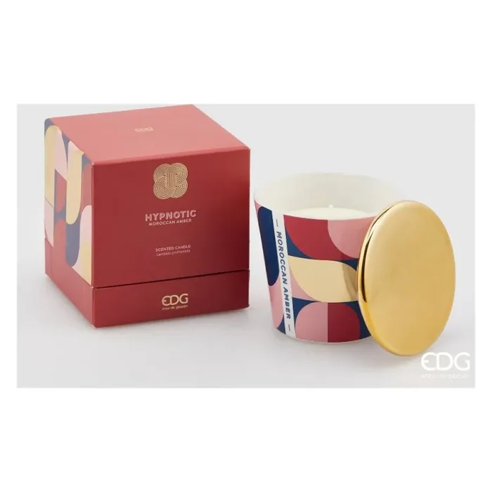 EDG Enzo De Gasperi Candela Hypnotic con Coperchio H9 Moroccan Amber