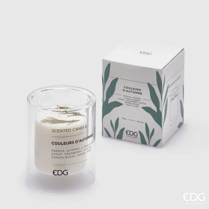 EDG Enzo De Gasperi Candela Silhouette Con Profumo H.12 D.10 C4 Couleurs D’Automne