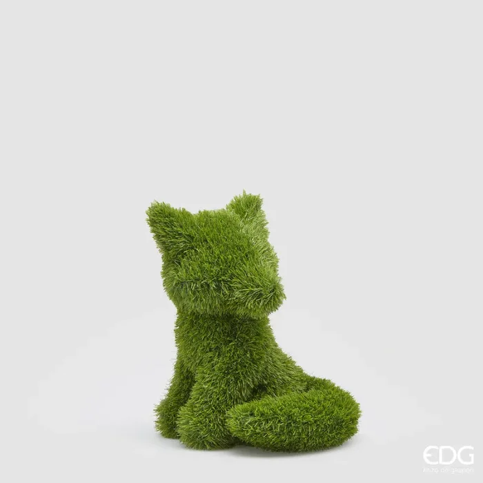 EDG Enzo De Gasperi Decoro Erba Volpe H 35 Cm Green