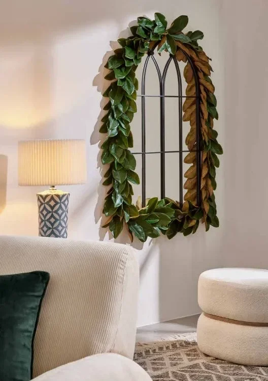 EDG Enzo De Gasperi Festone Magnolia L 183 Cm L 22 Cm 99 Foglie Green - immagine 3