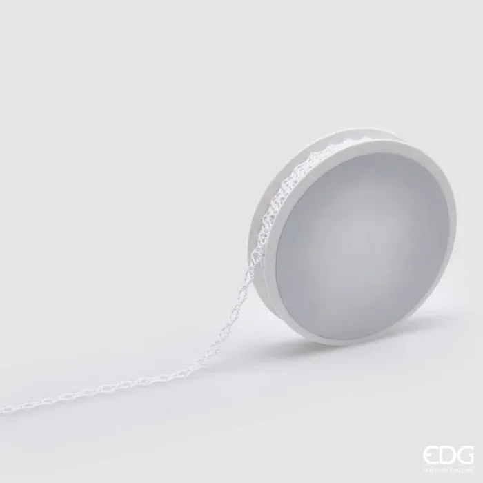 EDG Enzo De Gasperi Nastro Pizzo H 0,5 Cm L 10 Mt White Vendita calda