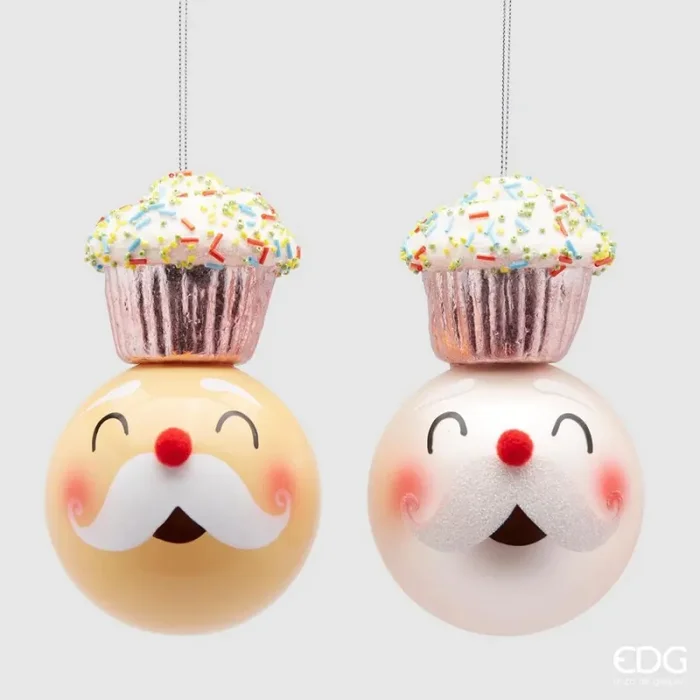 EDG Enzo De Gasperi Palla di Natale Mr. Cupcake H 17 Cm Ass. Multicolor 1 Pz Online ora