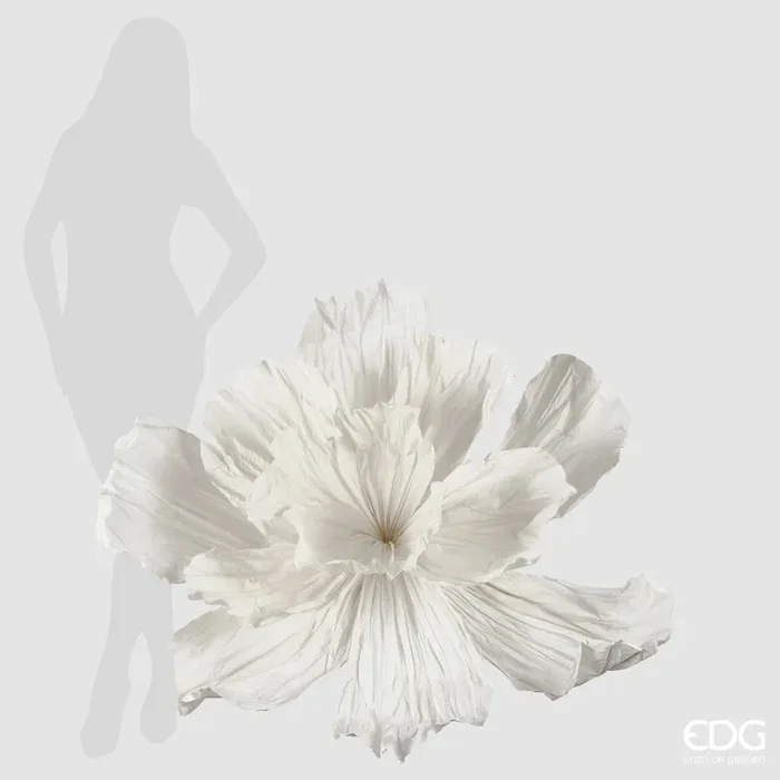 EDG Enzo De Gasperi Peonia Jumbo da Appendere H 70 Cm D 100 Cm White - immagine 2