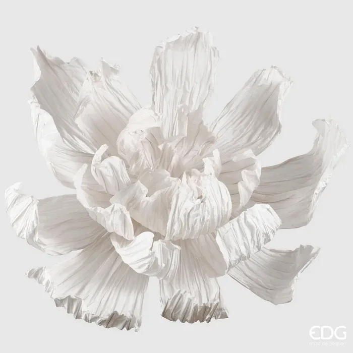 EDG Enzo De Gasperi Peonia Jumbo da Appendere H 90 Cm D 160 Cm White