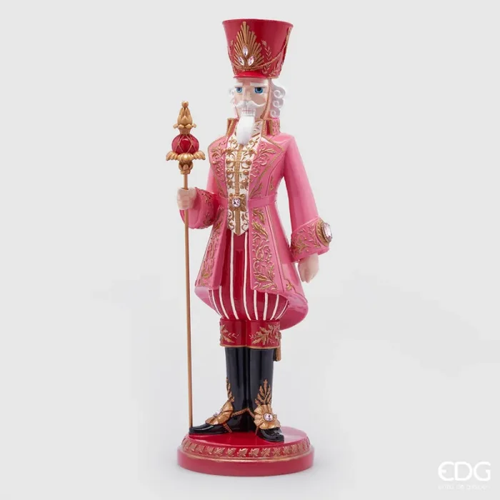 EDG Enzo De Gasperi Soldatino Poly Natale H 63 Cm Pink