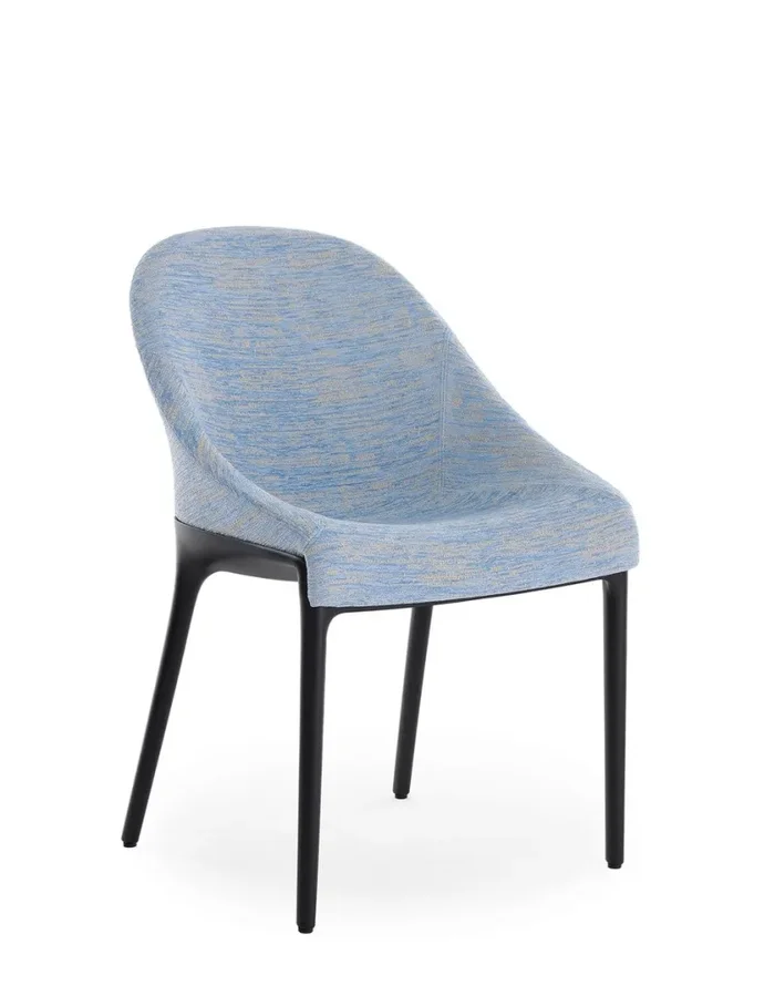 ELEGANZA ELA STRUTTURA NERA – SEDUTA AZZURRA - immagine 2