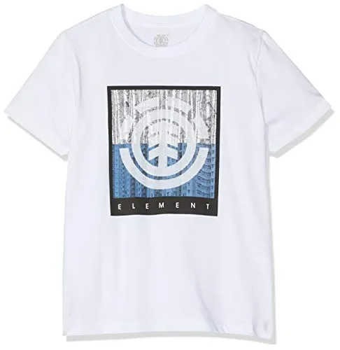 Element Density SS Boy, Tee Shirt Bambino, Optic White, XL