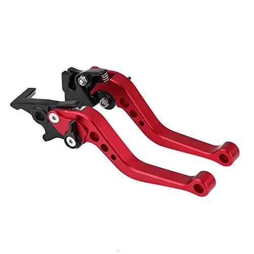 Elerose Una coppia di 22 mm 7/8″CNC universale per moto leva freno a rosso Sconti