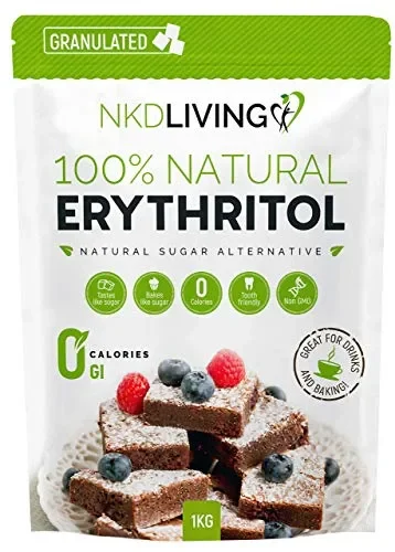 Eritritolo 100% naturale 1 Kg granulato | Sostituto dello zucchero a ZERO… Fornitura