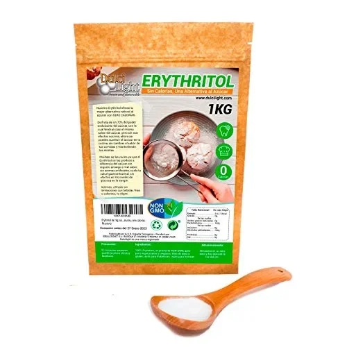 Eritritolo 100% Naturale Bio Ecologico 1Kg Edulcorante 0 Calorie | Ideale…