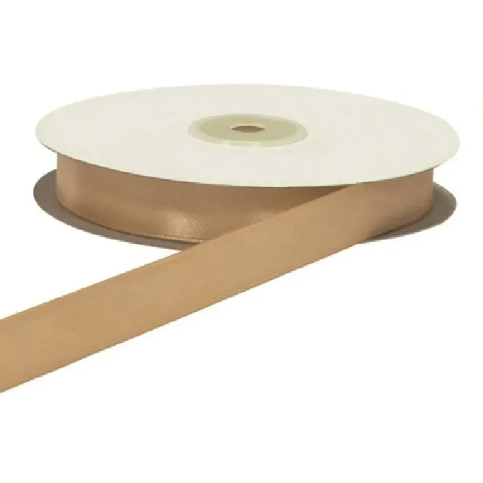 ETM Nastro Doppio Raso 6 Mm 50 Mt Nocciola