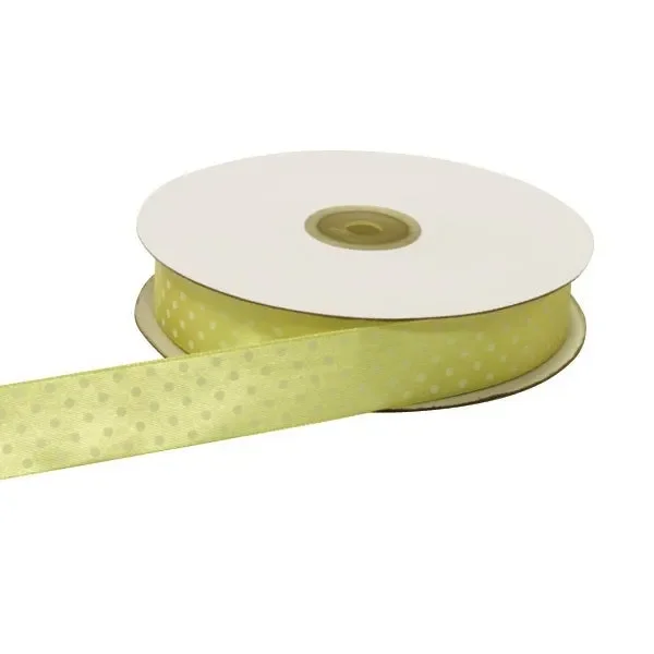 ETM Nastro Doppio Raso Pois 10 Mm 50 Mt Giallo