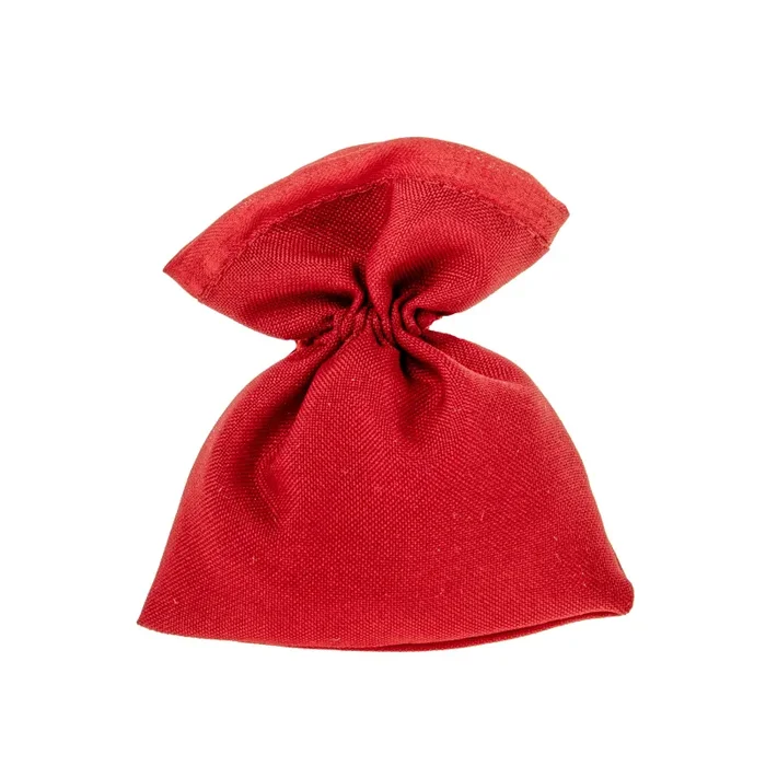 ETM Sacchetto Classic Bag Rosso Portaconfetti 10 x 12 Cm Bomboniera Laurea 12 Pz Fornitura