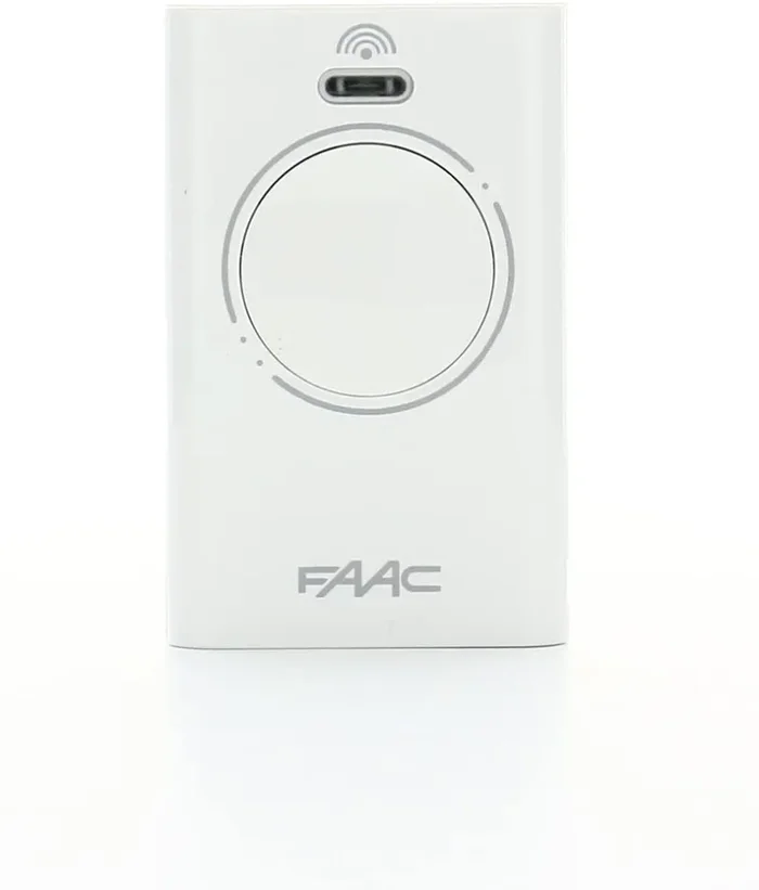 FAAC 787007 AUTOMAZIONE CANCELLO Telecomando XT2 433 SLH LR TRASMITTENTE 2 CANALI Bianca 433 MHz