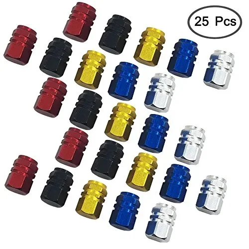 FineGood della valvola 25 pezzi di plastica, tappi antipolvere per valvole… - immagine 2