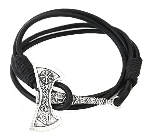 fishhook Wicca Norse Viking Thor Hammer Doppia Ascia Aegishjalmur timone di…