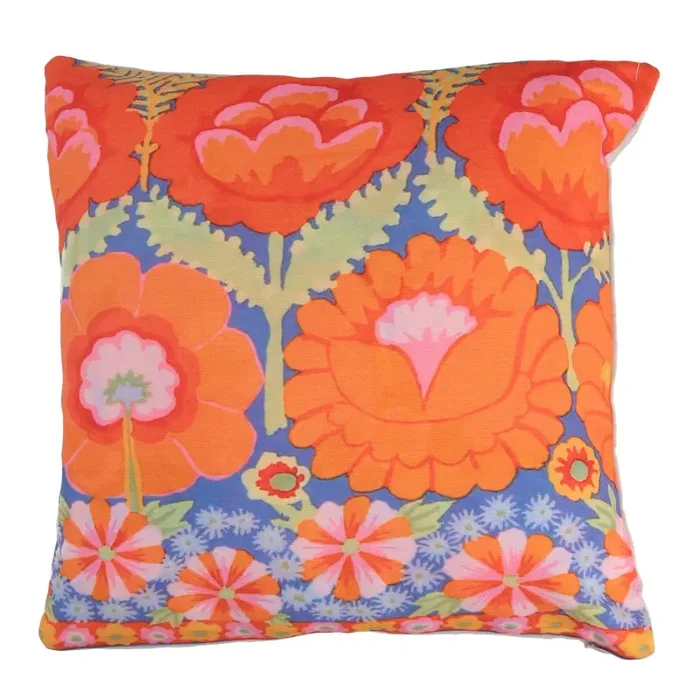 Fodera per Cuscino Decorativo Quadrato 40×40 cm in Tessuto Arancione