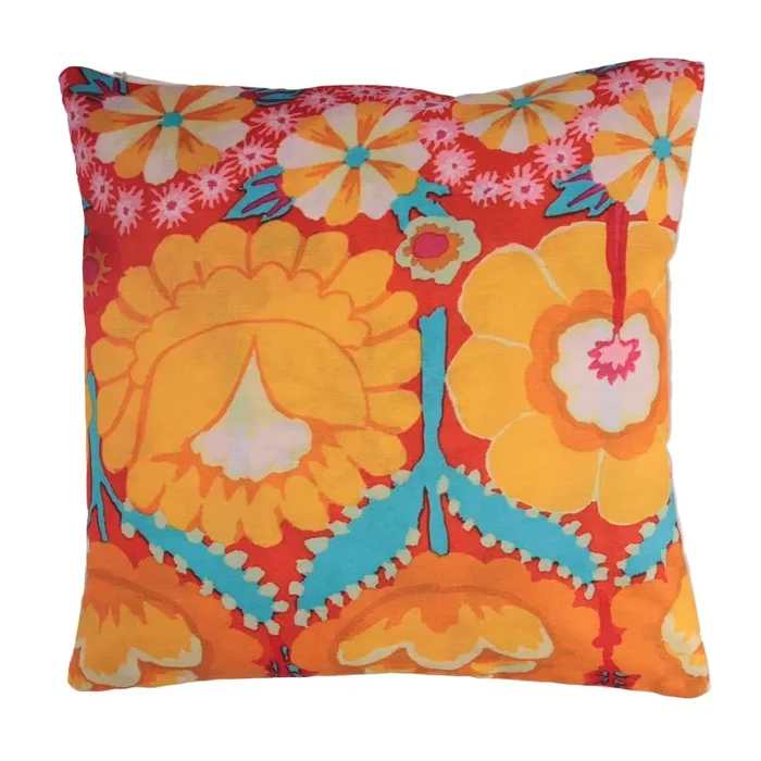 Fodera per Cuscino Decorativo Quadrato 40×40 cm in Tessuto Giallo