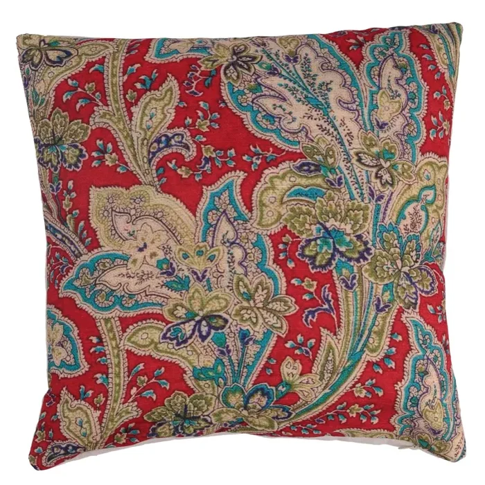 Fodera per Cuscino Decorativo Quadrato 40×40 cm in Tessuto Rosso