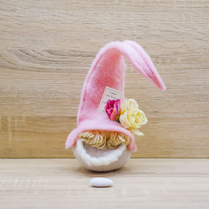 Folletto Beige e Rosa, Sali Profumati e Sacchetto con Rose Beccalli for Life Online